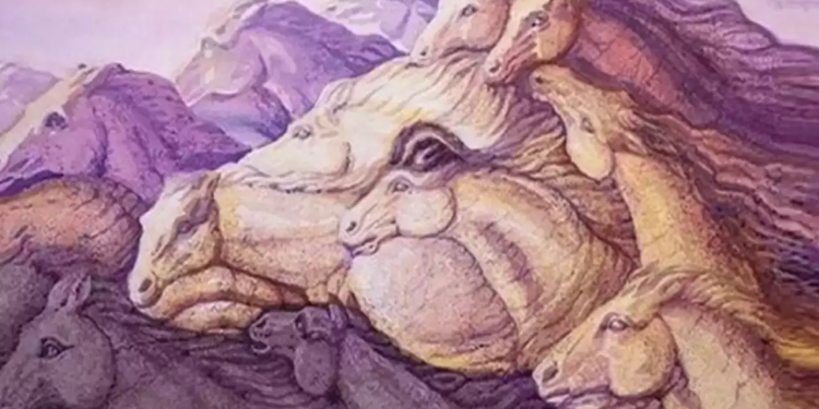 عدد الخيول التي تراها في هذه الصورة يكشف شخصيتك