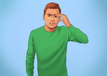 حك الحاجب في لغة الجسد