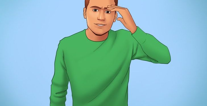 حك الحاجب في لغة الجسد